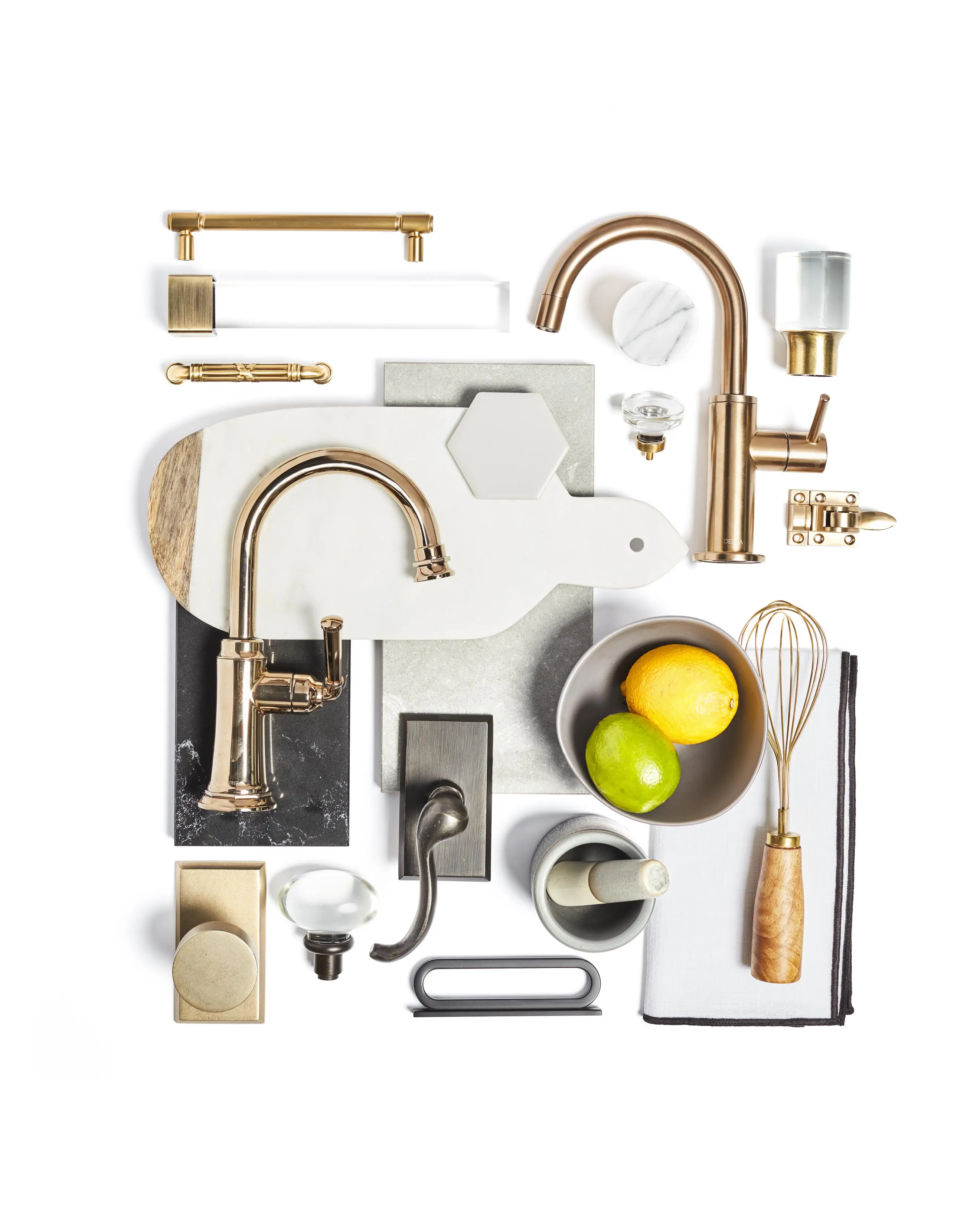 Various Bathroom Design Objects